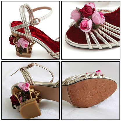 Lucy Floral Heels