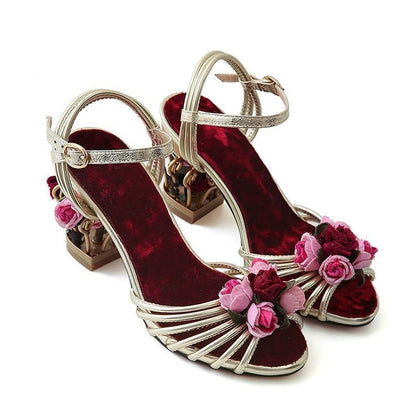 Lucy Floral Heels