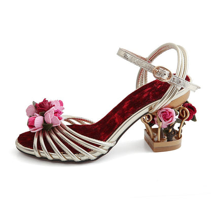Lucy Floral Heels