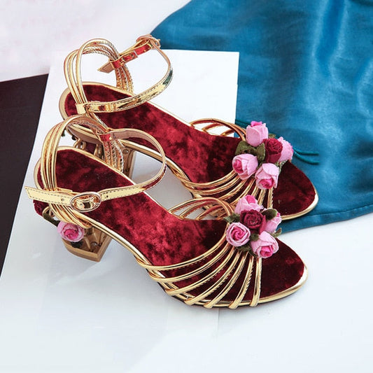 Lucy Floral Heels