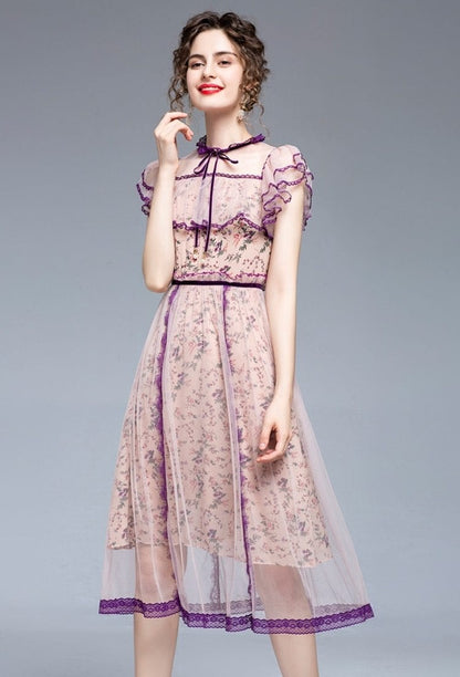 Lisa Lavender Dress