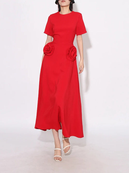 Raeline Applique Midi Dress