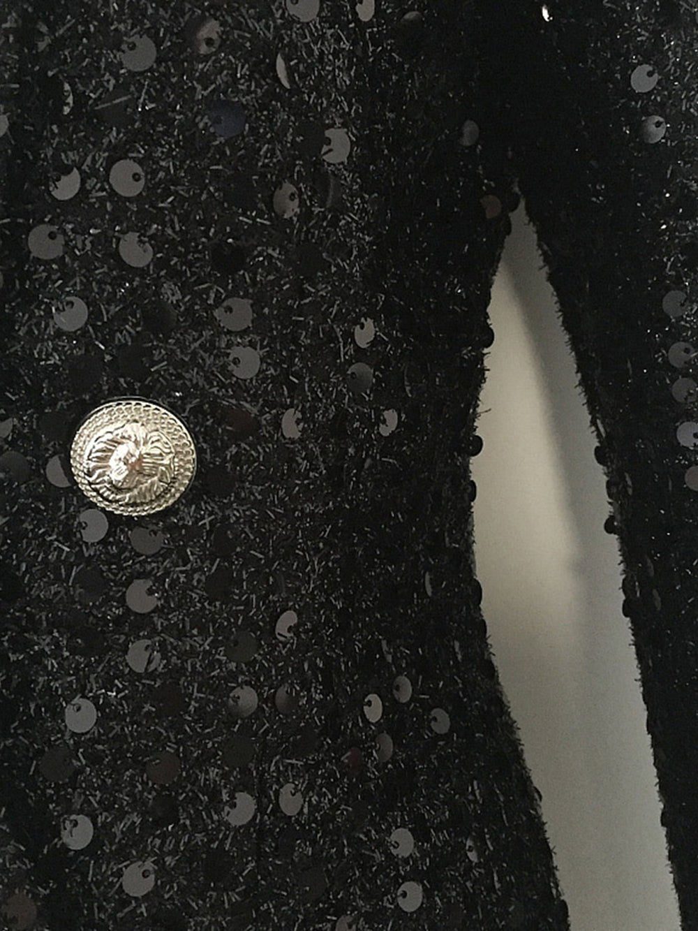 Reagan Black Sequin Blazer