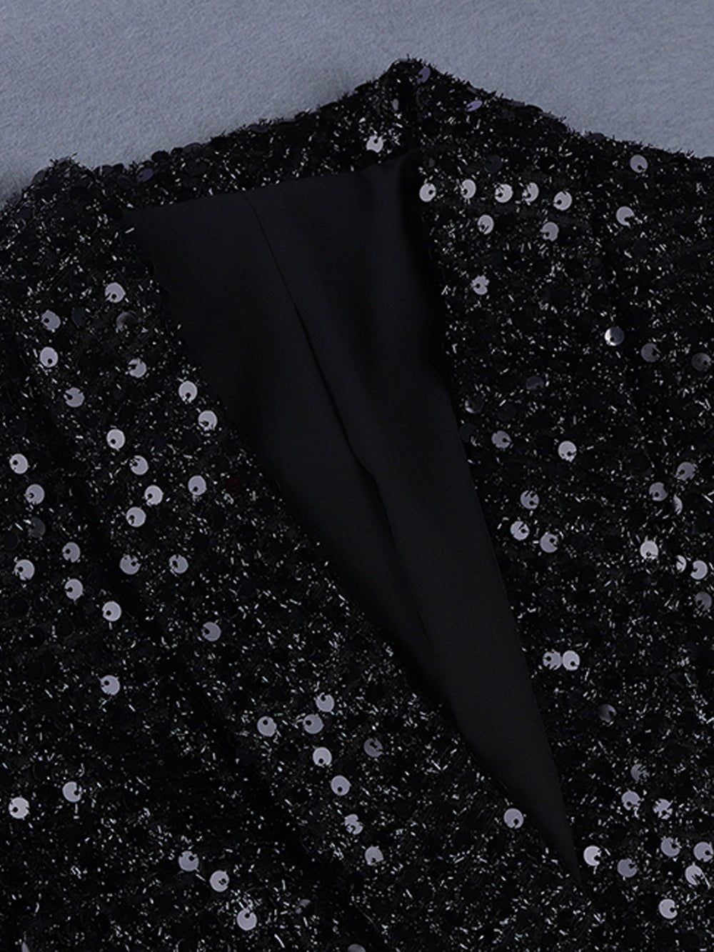 Reagan Black Sequin Blazer