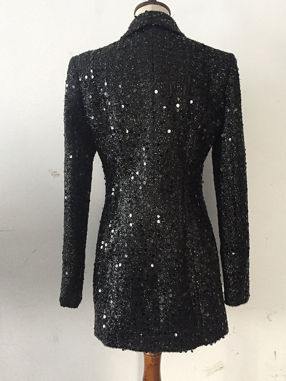 Reagan Black Sequin Blazer
