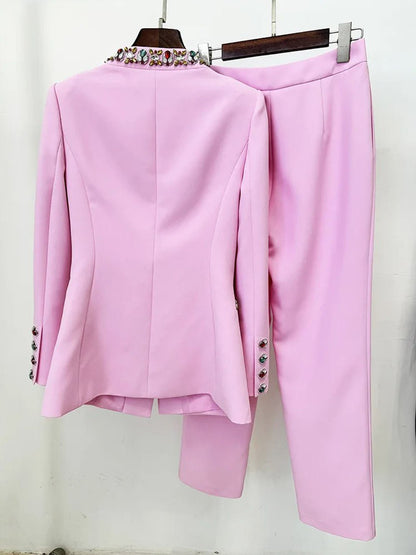 Rebecca Diamond Jacket & Pant Set