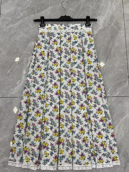 Rosalie Floral Smocked Skirt Set