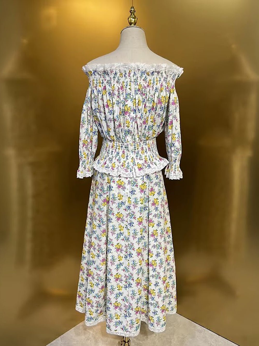 Rosalie Floral Smocked Skirt Set