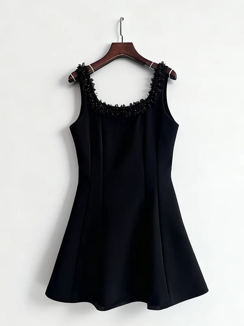 Ruby Ruffled Square Neck Mini Dress