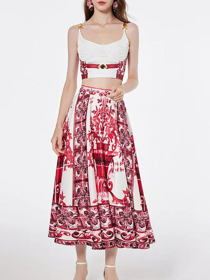 Rylan Top & Skirt Set