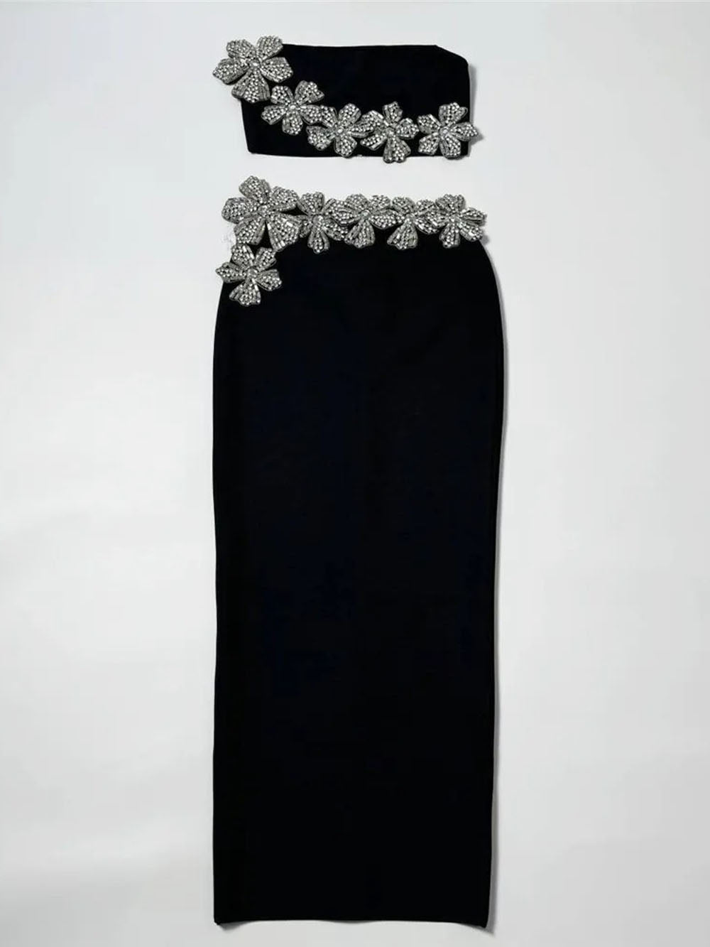 Rylee Strapless Top & Skirt Set