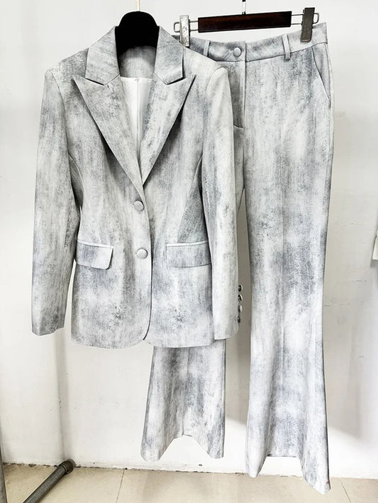 Samara Slim Fitting Blazer & Pant Set