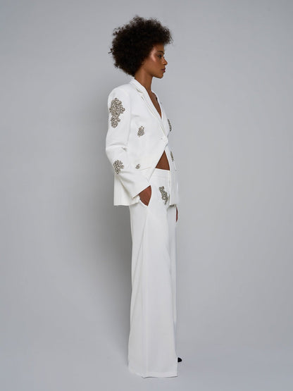 Sanna One-Buttoned Jacket & Pant Set