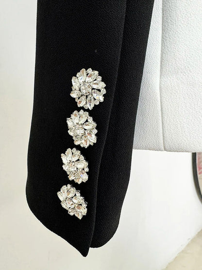 Saylor Diamond Block Blazer