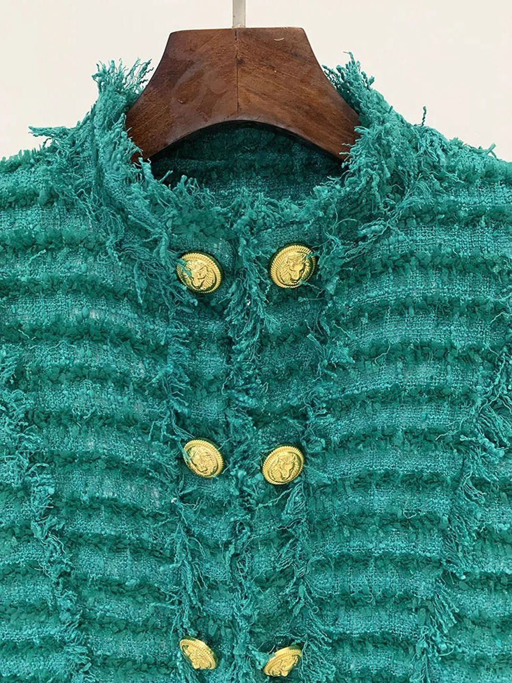 Shane Lion Button Tassel Jacket