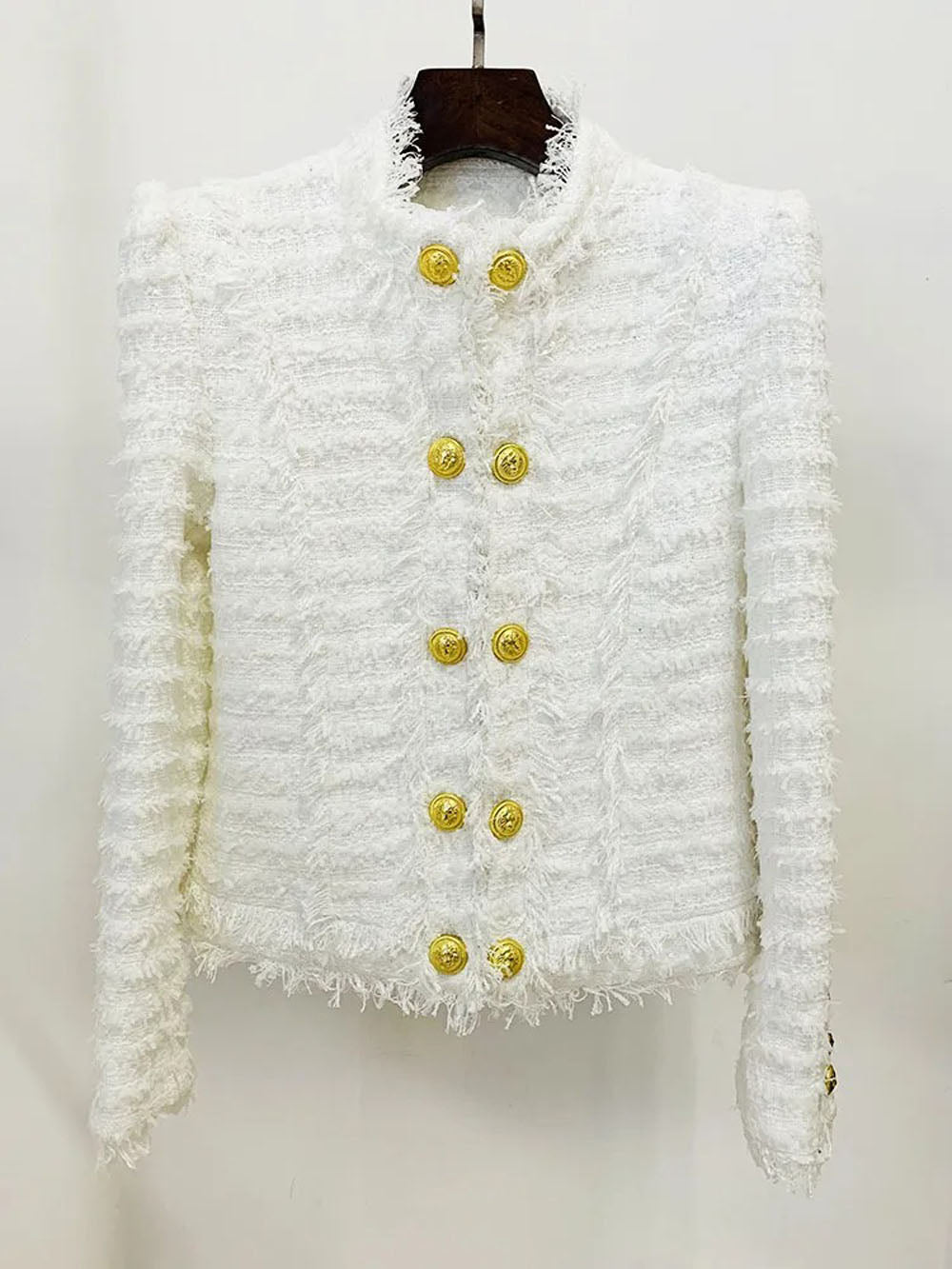 Shane Lion Button Tassel Jacket