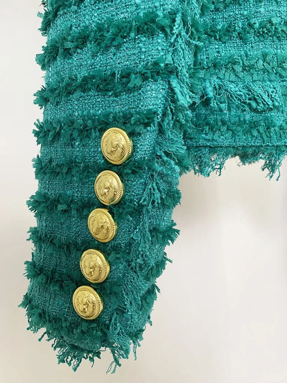 Shane Lion Button Tassel Jacket