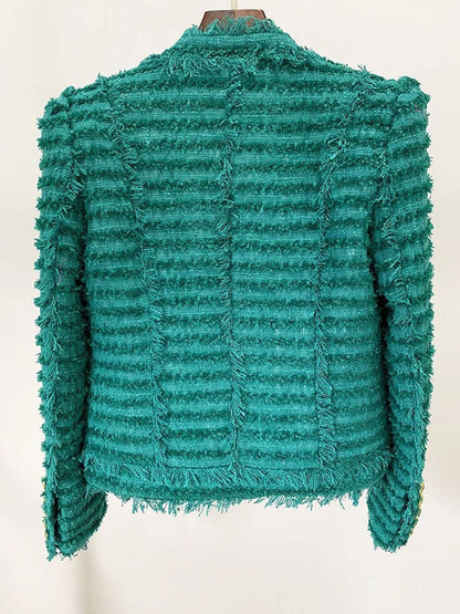 Shane Lion Button Tassel Jacket