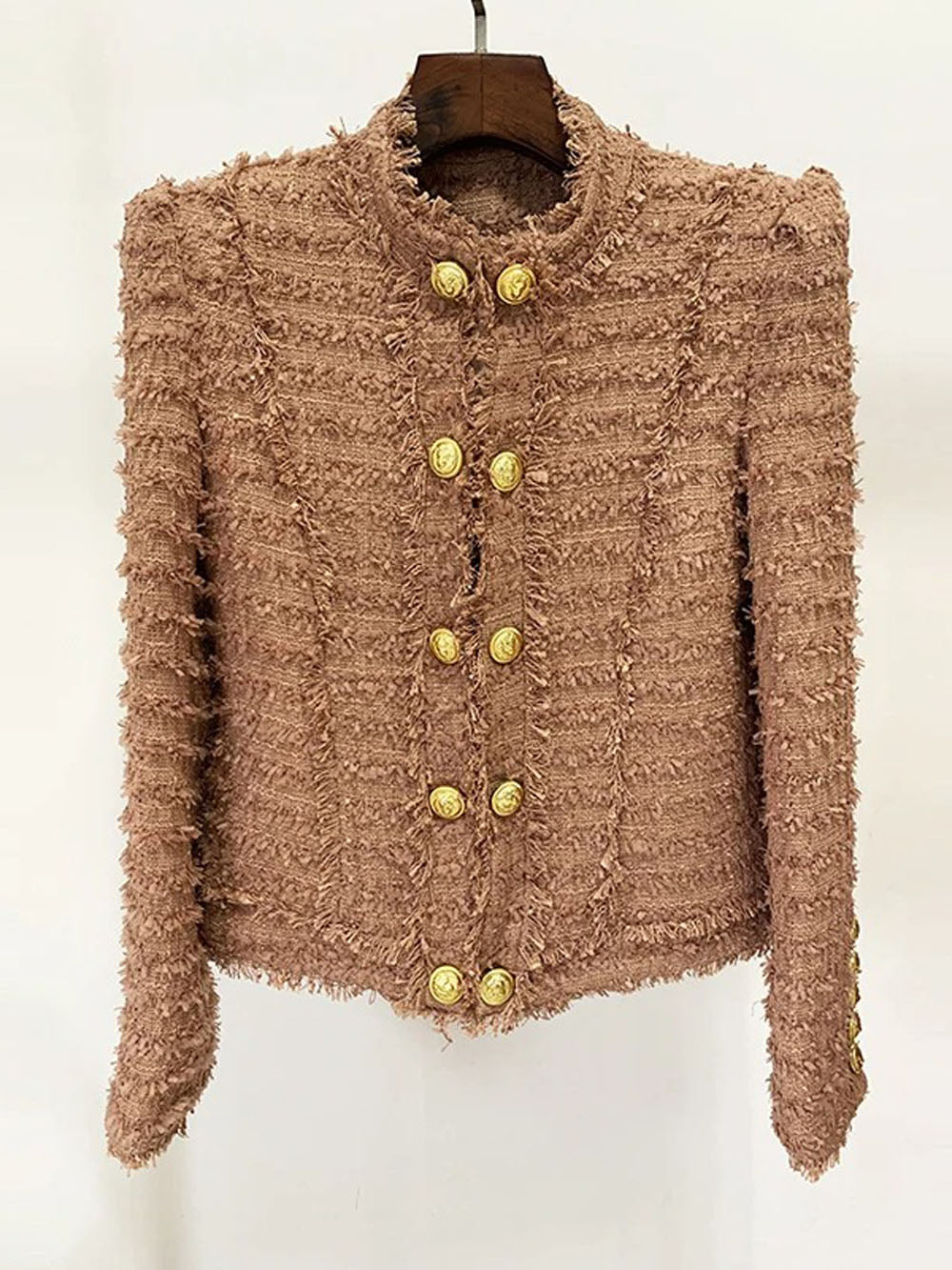 Shane Lion Button Tassel Jacket