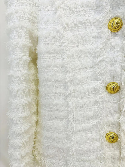Shane Lion Button Tassel Jacket