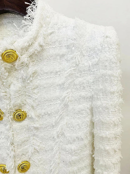 Shane Lion Button Tassel Jacket