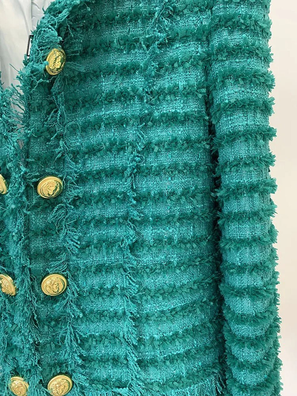 Shane Lion Button Tassel Jacket