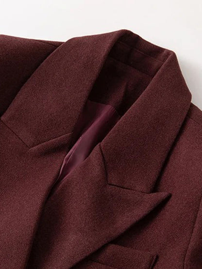 Sienna Double Row Midi Coat