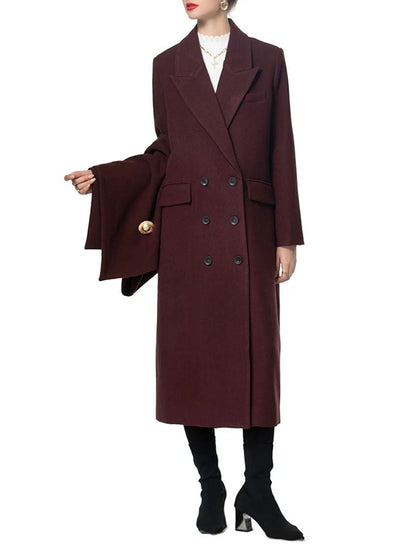 Sienna Double Row Midi Coat