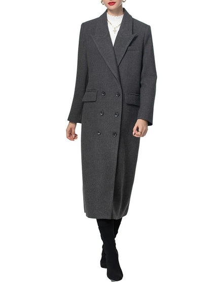 Sienna Double Row Midi Coat