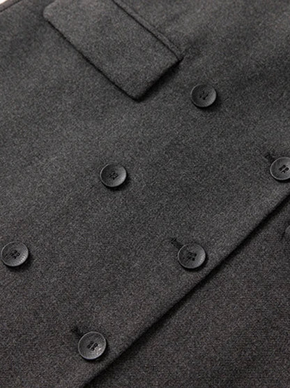 Sienna Double Row Midi Coat