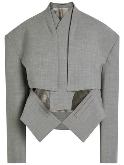 Simone Sculpted Cropped Jacket
