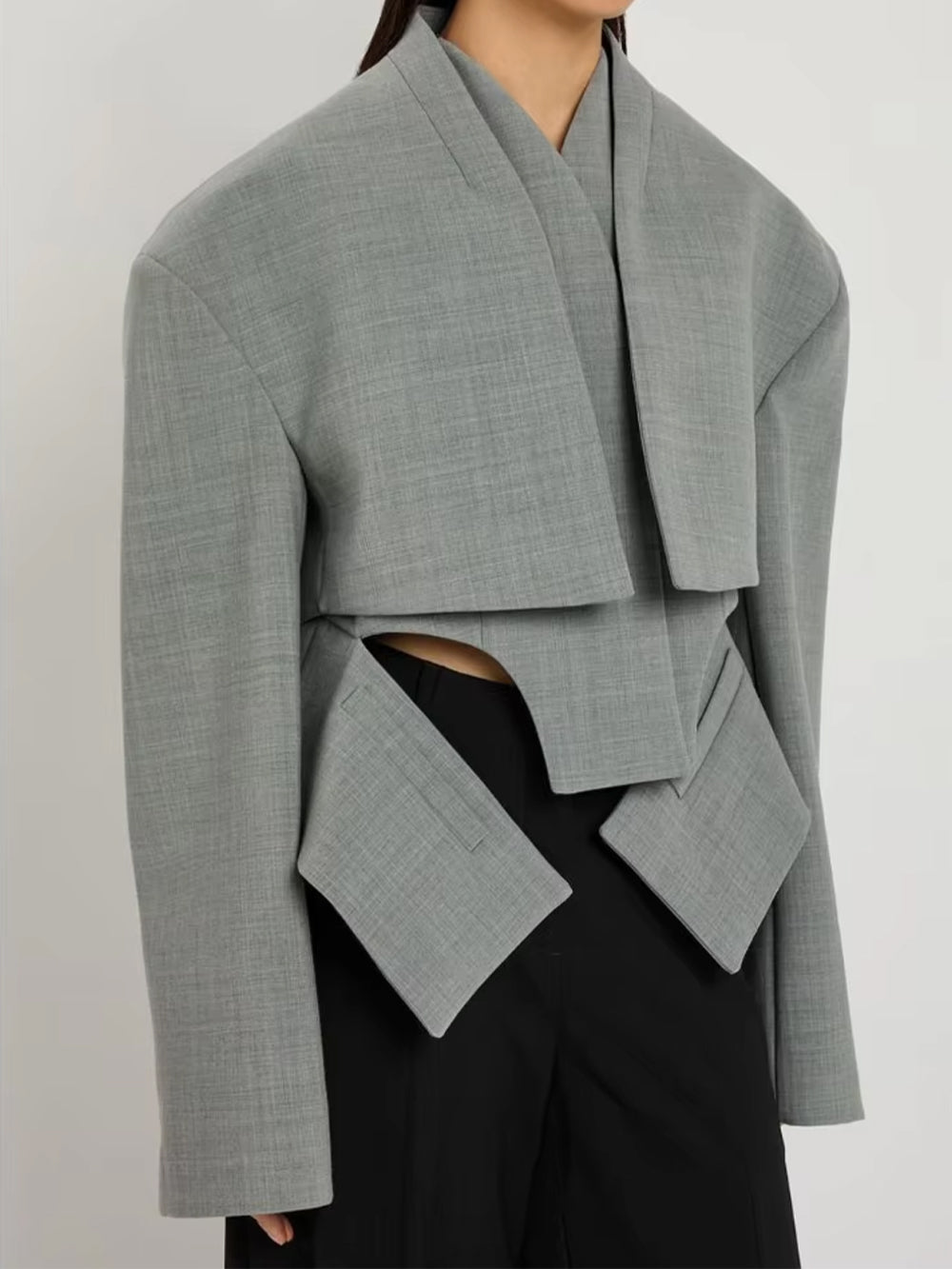 Simone Sculpted Cropped Jacket