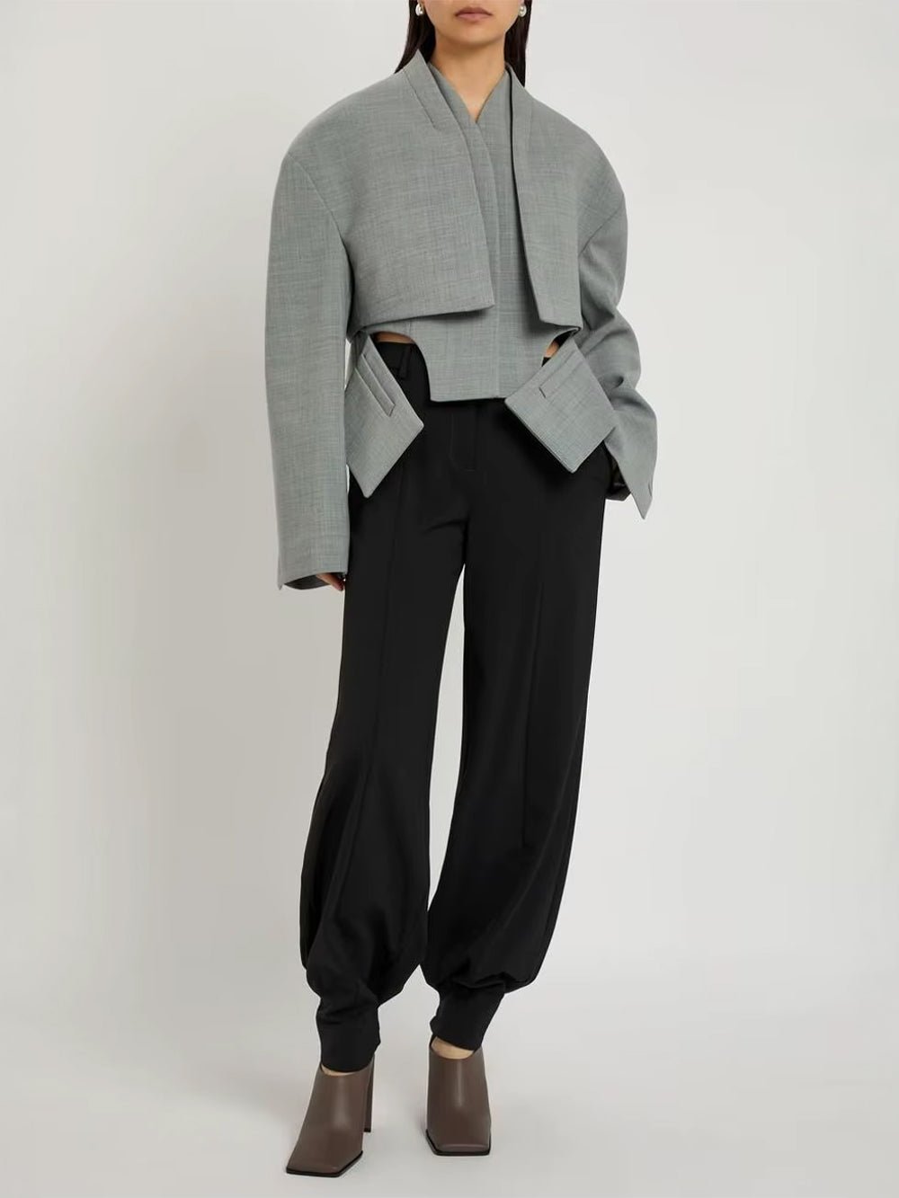 Simone Sculpted Cropped Jacket