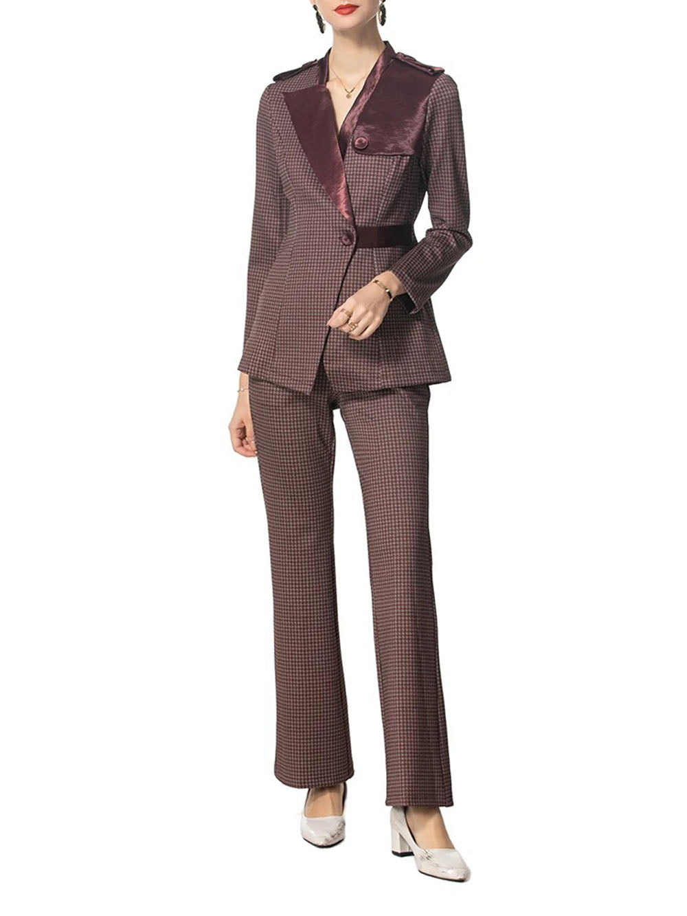 Sloane Single Button Top & Pant Set