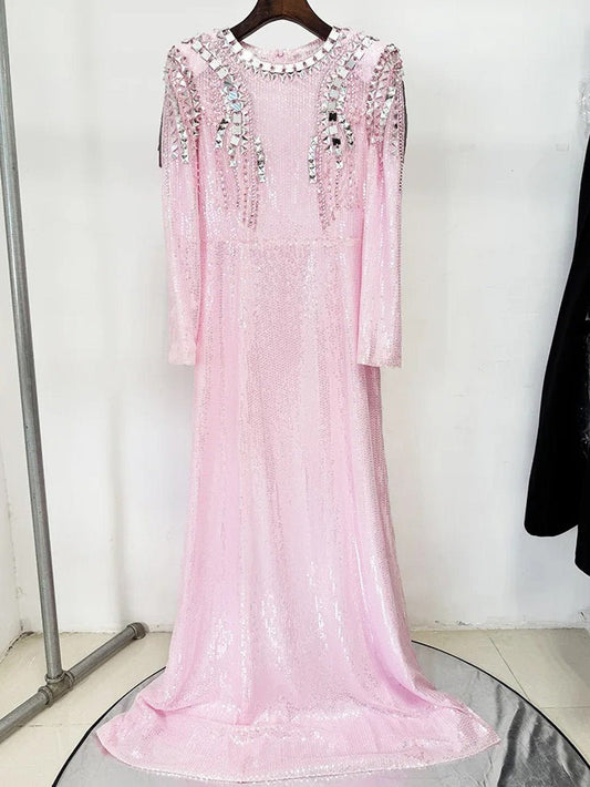 Solana Sequin Embellished Maxi Dress