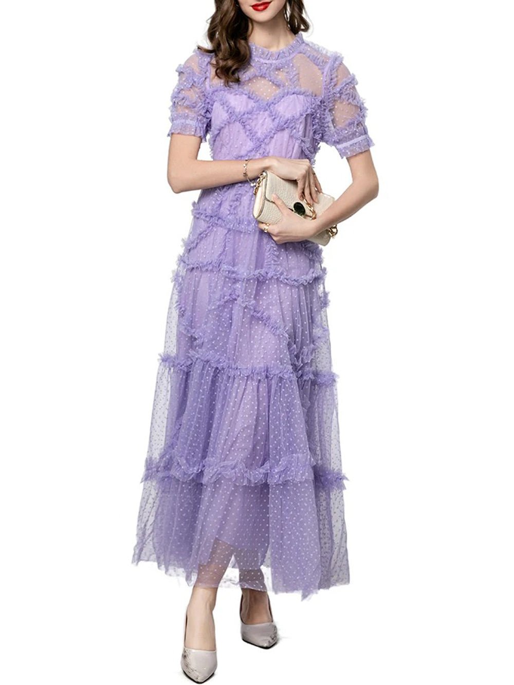 Sutton Ruffle Maxi Dress