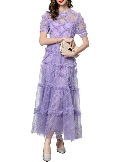 Sutton Ruffle Maxi Dress