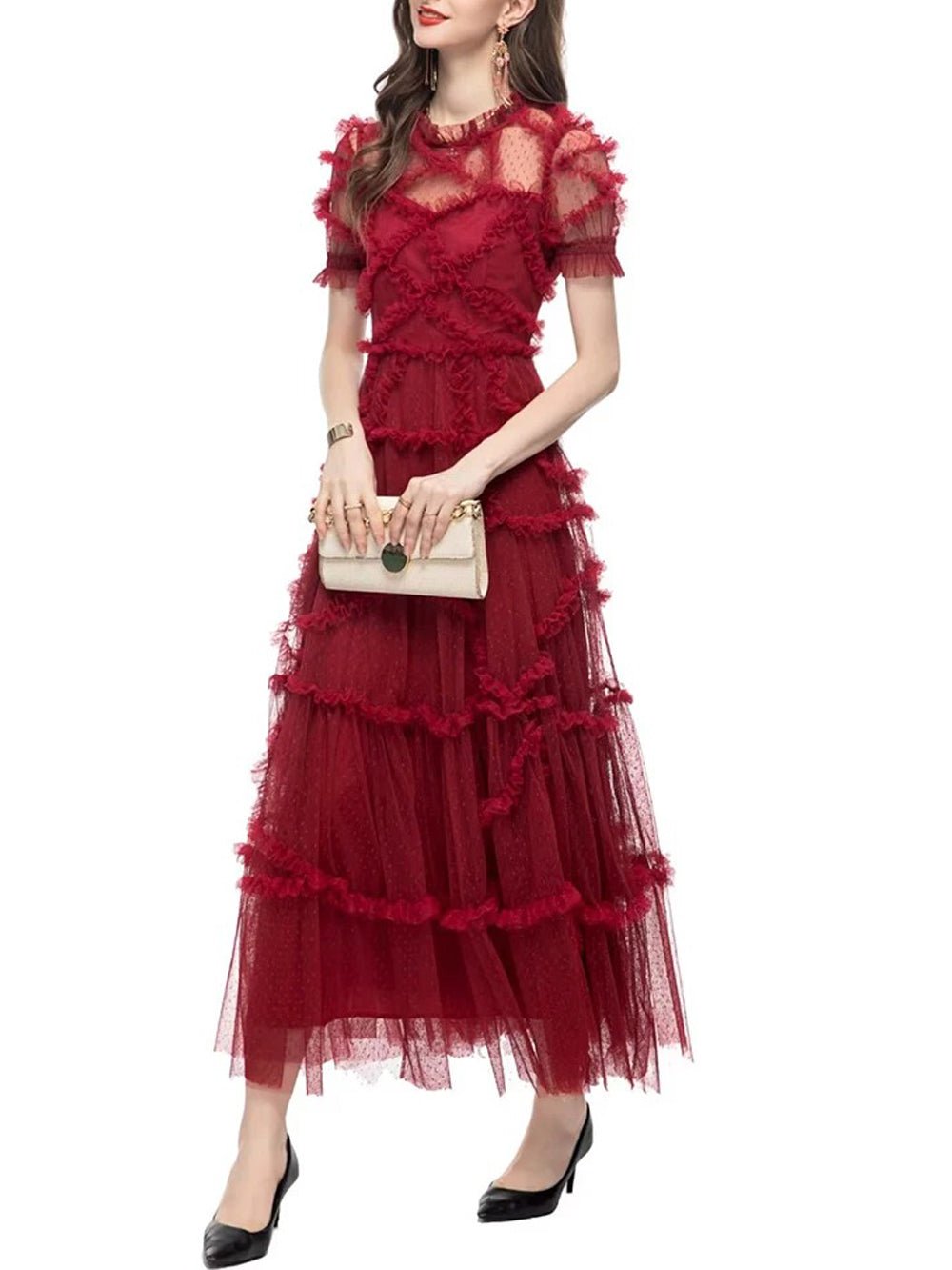 Sutton Ruffle Maxi Dress