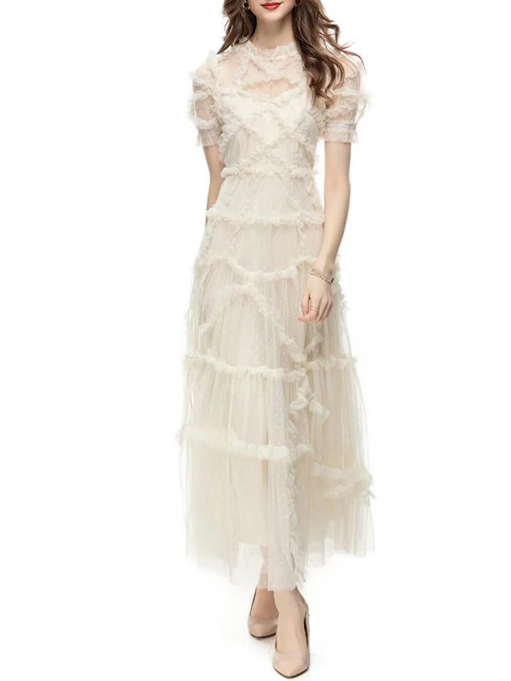 Sutton Ruffle Maxi Dress