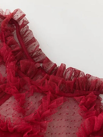 Sutton Ruffle Maxi Dress