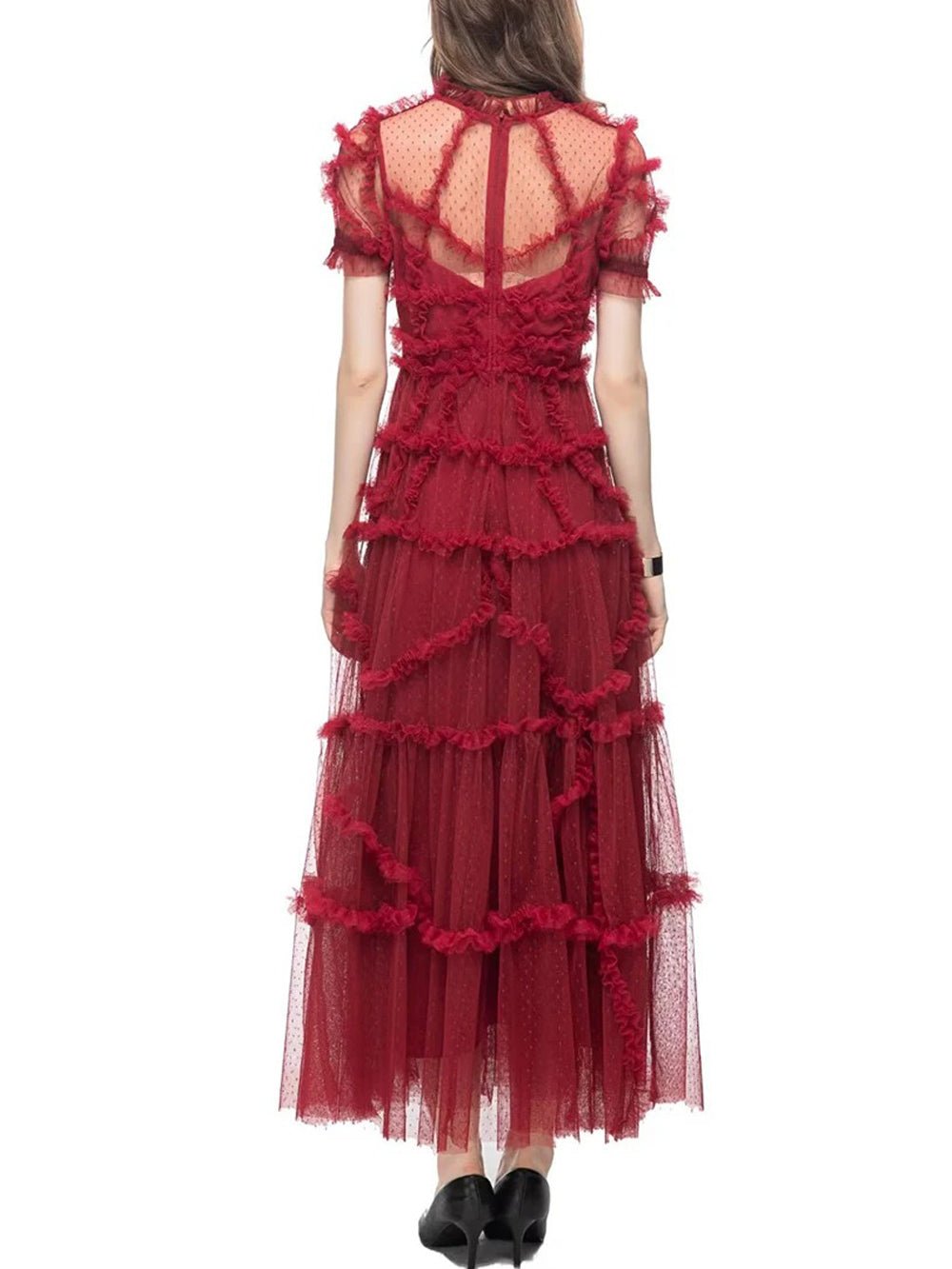 Sutton Ruffle Maxi Dress