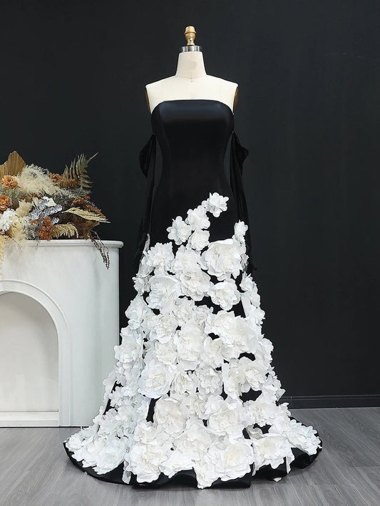 Teagan Floral Applique Maxi Dress