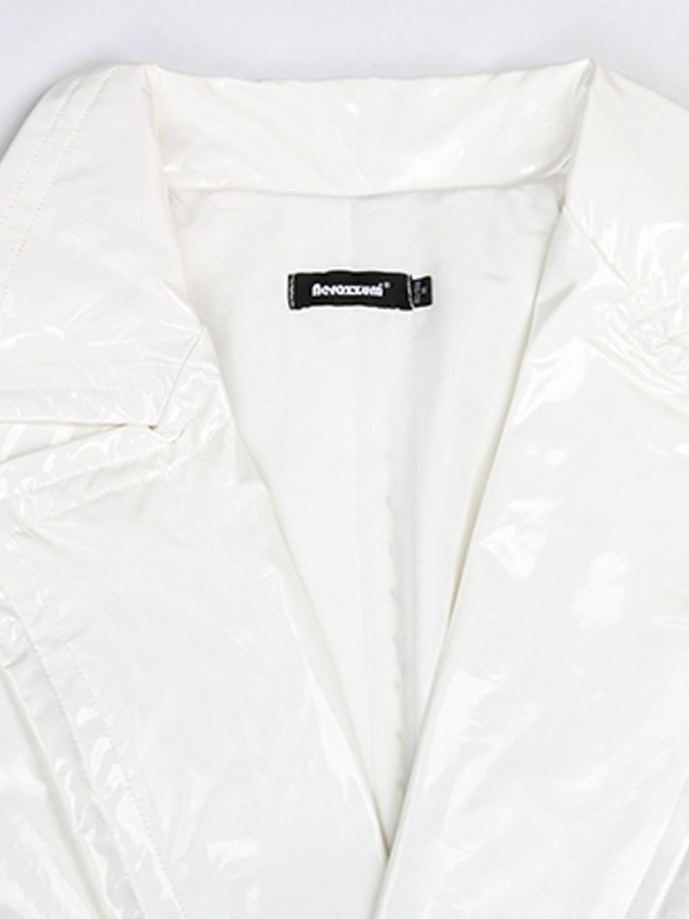 Trevor Leather Trench Coat
