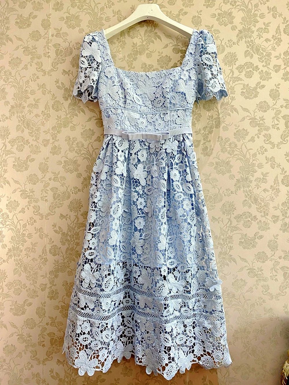 Tyan Hollow Out Midi Dress