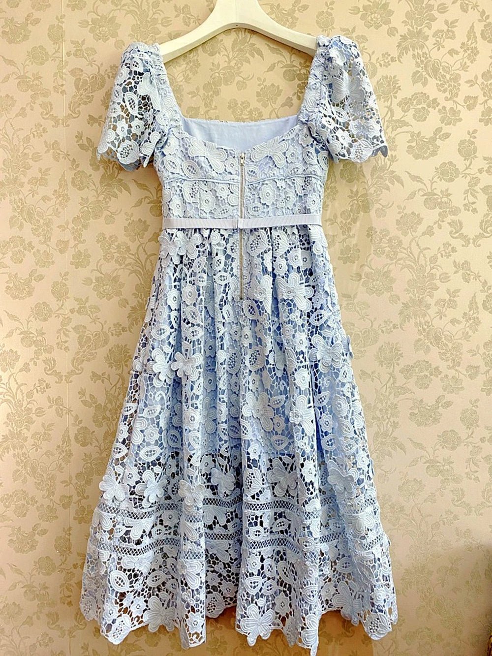 Tyan Hollow Out Midi Dress
