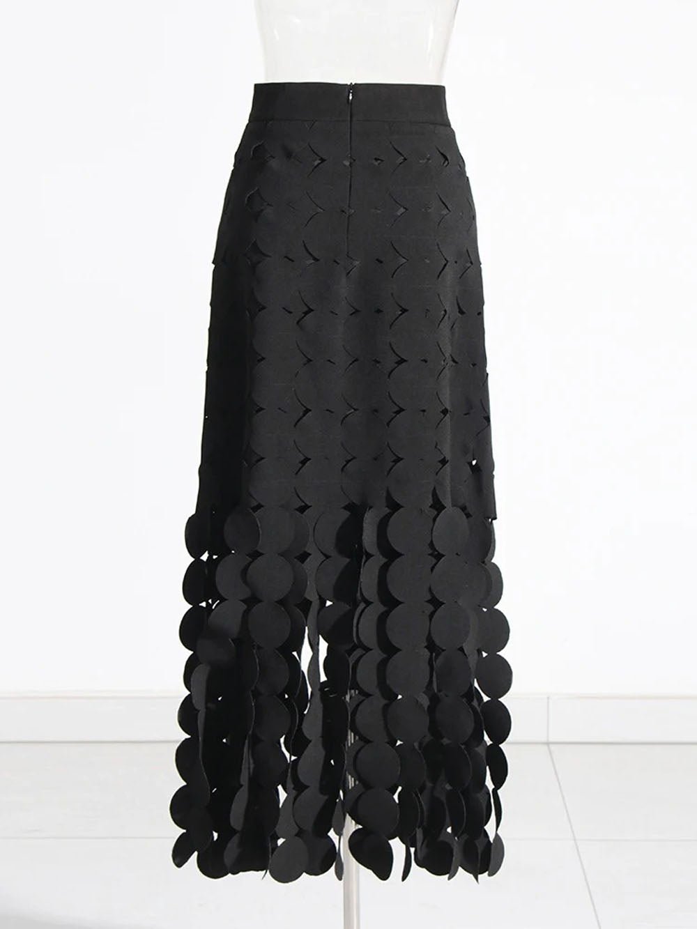Valerie Hollow Out Tassel Skirt
