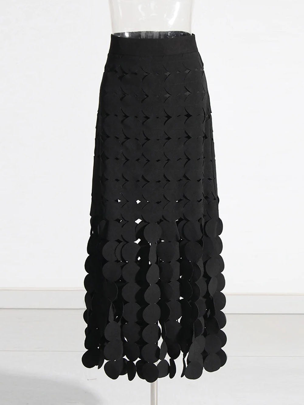 Valerie Hollow Out Tassel Skirt
