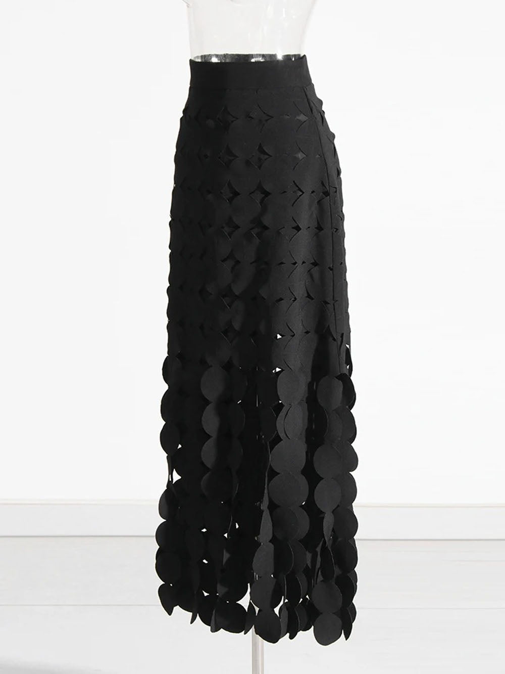 Valerie Hollow Out Tassel Skirt