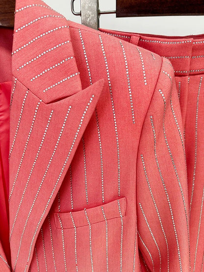 Vera Diamond Blazer & Pant Set