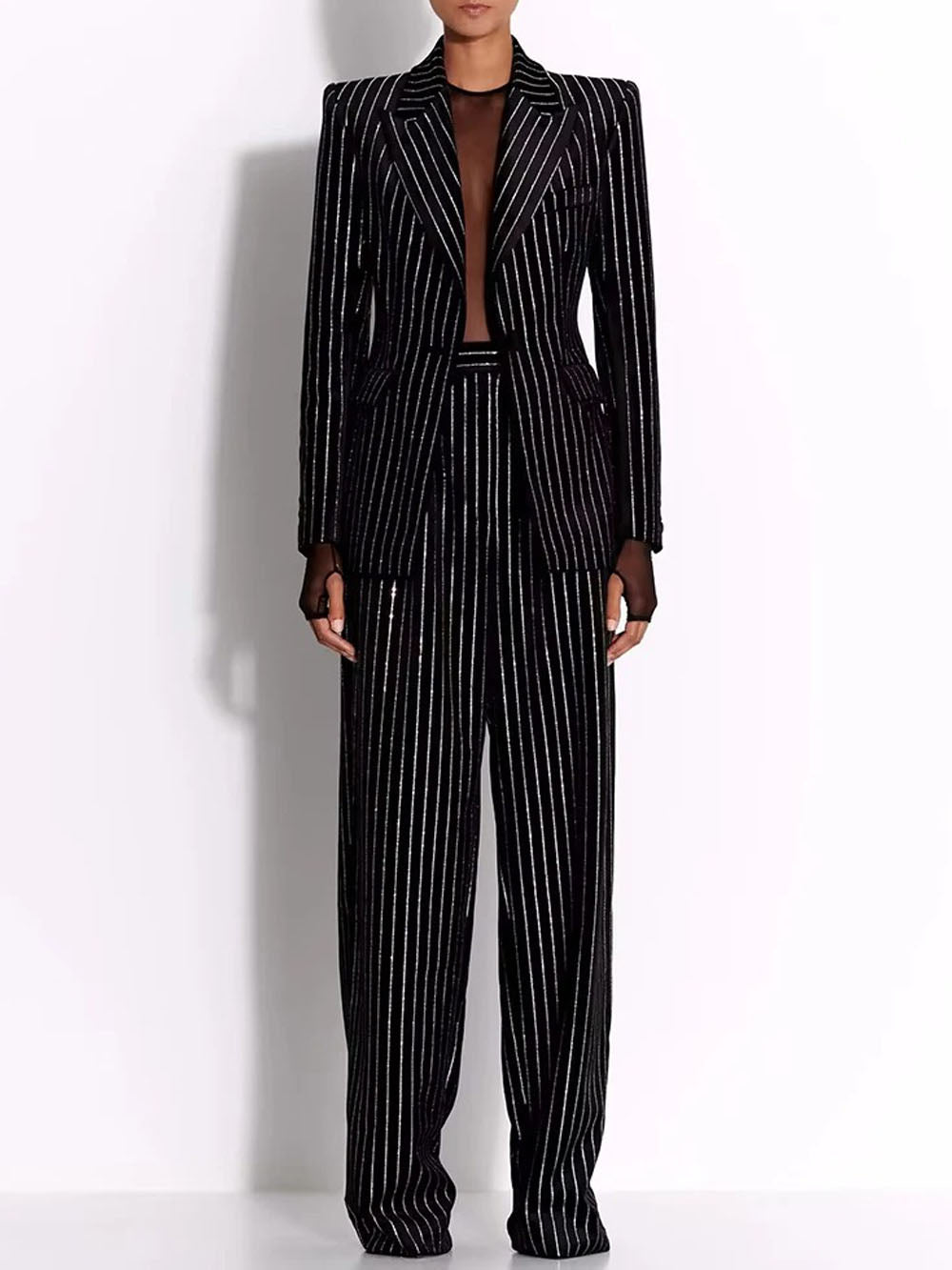 Vera Diamond Blazer & Pant Set